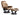 Stressless Sunrise Recliner & Ottoman by Stressless Classic Large