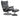 Stressless Wing Recliner & Ottoman by Stressless Power Large