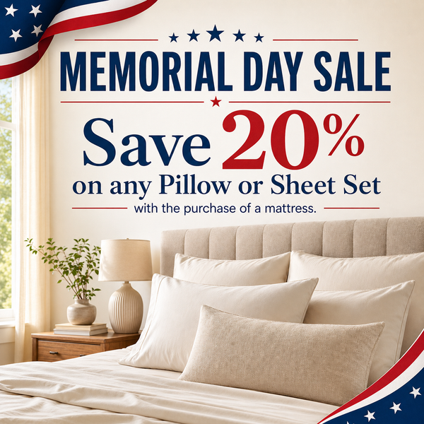 Memorial Day Pillow Sale.  Memorial Day Sheet Sale in Boone, NC. 
