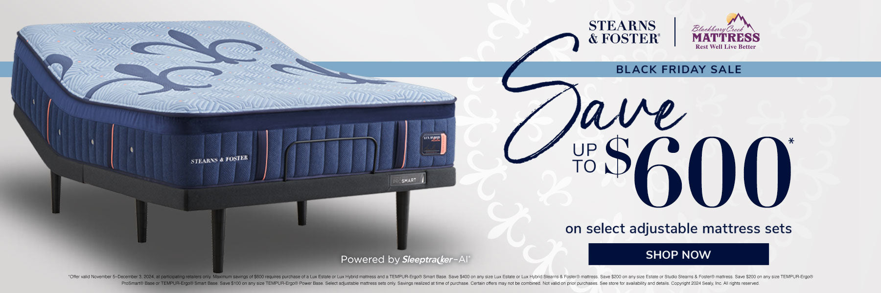 Stearns & Foster Mattress Black Friday Sale