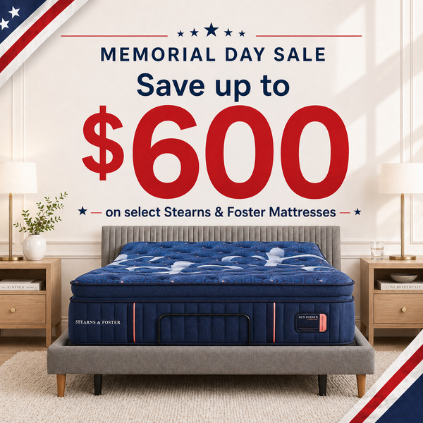 Stearns & Foster Memorial Day Mattress Sale in Boone, Banner Elk, Blowing Rock, NC.