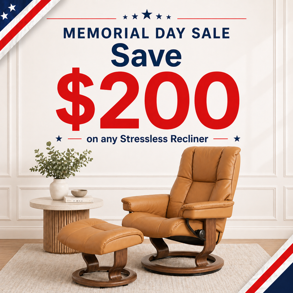 Stressless Recliner Memorial Day Sale in Boone, Banner Elk, Blowing Rock, NC.