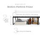Malouf 14" Modern Platform Bed